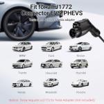 Portable Level 1&2 EV Charger with 25FT Cable