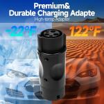 Type 1 to Type 2 EV Charger Adapter