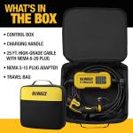 DEWALT Portable EV Charger, 16A, 25 ft Cable