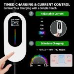 Portable Level 1&2 EV Charger with 25FT Cable