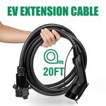 LEFANEV 40A 20ft EV Charger Extension Cord