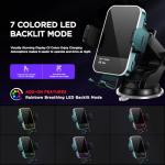 15W Wireless Car Charger with LED Backlight