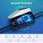 32A Portable Level 2 EV Charger with 25ft Cable