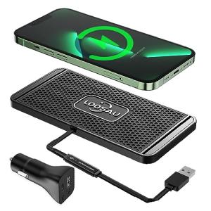 LOOSAU 15W Wireless Car Charger Pad for Phones