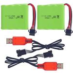 MOONZON 7.4V 1000mAh Lithium Battery with Charger