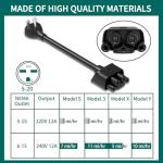 Tesla NEMA 6-15 Adapter for Mobile Chargers