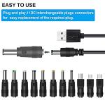 GutReise 12V Car Charger with 11 Connectors