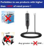 GutReise 12V Car Charger with 11 Connectors