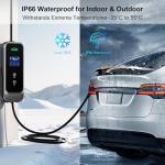 32A Level 2 Portable EV Charger with 25FT Cable