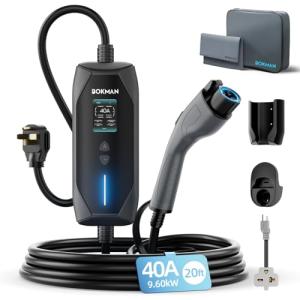 Bokman 40A Portable Level 2 EV Charger