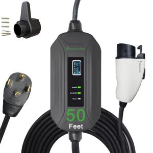 PRIMECOM Portable Level 2 EV Charger 30ft & 50ft