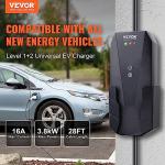 VEVOR Portable 16 Amp EV Charger with 28-Foot Cable