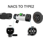 EVHIKING NACS to TYPE2 Charging Adapter with Lock