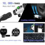 EVHIKING NACS to TYPE2 Charging Adapter with Lock