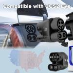 CCS1 to CCS2 Adapter for EV Charging
