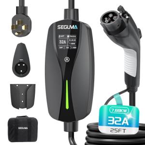 SEGUMA Level 2 Portable EV Charger with 25ft Cable