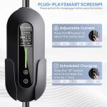 YLITES 32A Portable Fast EV Charger with 25ft Cable