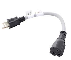 1FT EV Charging Adapter: Household Plug to NEMA 6-20R