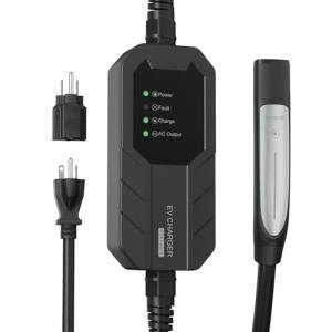 MEGEAR 16A Portable Tesla Charger with Adapters