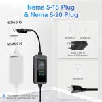 BETUMODA 2025 Level 1&2 EV Charger, 25Ft Cable