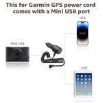 Mini USB Car Charger for Garmin GPS Devices