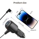 Mini USB Car Charger for Garmin GPS Devices