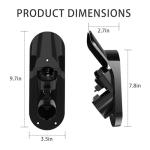 Maizengauto Charger Nozzle Holster with Lock - Black