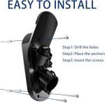 Maizengauto Charger Nozzle Holster with Lock - Black