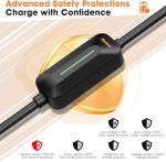 Romaa Level 1 & 2 Tesla EV Charger, 16 Amp