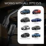 48Amp J1772 EV Charger Extension Cable 33ft