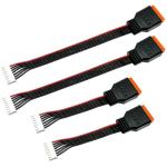 4-Pack 2-6S JST-XH Balance Charger Cables