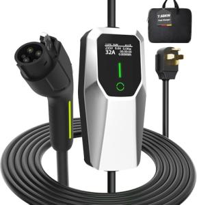 Portable Level 2 EV Charger, 7.68KW Fast Charging