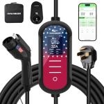 Portable Level 2 EV Charger with 25ft Cable