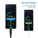 1ft USB C Cable 3-Pack for Fast Charging