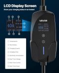 VEVOR Level 2 EV Charger, 40 Amp, 25 ft Cable