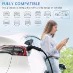 Portable Level 1&2 EV Charger with 25FT Cable