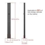 GMBAYUE Outdoor EV Charger Stand with Support Pole