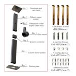 GMBAYUE Outdoor EV Charger Stand with Support Pole