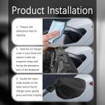 Outdoor EV Charger Cover with Magnetic Stripes