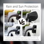 Outdoor EV Charger Cover with Magnetic Stripes