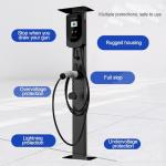 GMBAYUE Outdoor EV Charger Stand with Support Pole