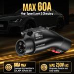 Tesla to J1772 Adapter - 60A Level 2 Charger