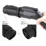 Type 1 to Type 2 EV Charging Adapter 16A/32A