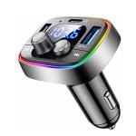 Bluetooth Car Adapter with Fast Charging and FM Radio