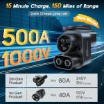 Choxlezxsu NACS to CCS1 Fast Charging Adapter