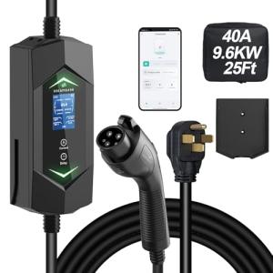 Portable NACS EV Charger with 25ft Cord