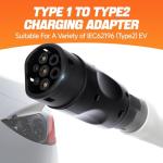 Fexhull Type 1 to Type 2 EV Charger Adapter