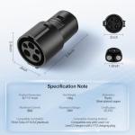 JUSTTOP J1772 Charging Adapter for Tesla Models
