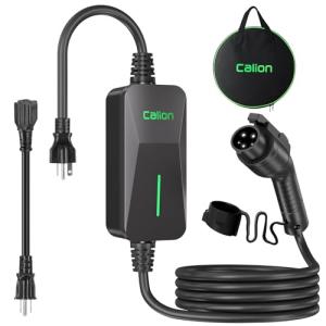 CALION Portable Level 1&2 EV Charger - 16A, 25FT Cable