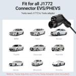 16A Portable EV Charger with 25FT Cord